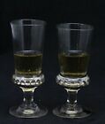 2x A Rare Antique 19th C  Bistro Absinthe Liquor Glass  Ancien Verre Absinthe 