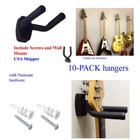 10 Pcs Pack Guitar Hanger Hook Holder Wall Mount Display Acoustic Electric Usa