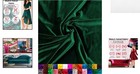 Stretch Velvet Fabric   Luxury   Soft   Velvet Fabric   60  Wide Roll   10  S   