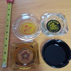 Vintage Las Vegas Casino Hotel Glass Ashtrays Lot Of 4 Nostalgic