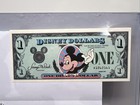 1987 First Edition  1 Disney Dollar Mickey A Series With Employee Release Letter