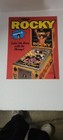 Flyer   Rocky  Pinball Arcade  Advertisement Original See Pic