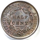 1809 C-6 R-1 Pcgs Ms 64 Bn Classic Head Half Cent Coin 1 2c