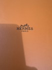 Herm  s Orange Empty Box 13 5 X 12 5 X 6 For Kelly 28   Birkin 25 