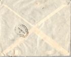 1937 Cairo Egypt Censored Registered Envelope Cover To Palestine Jerusalem