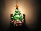 Dillards Trimmings Acrylic Christmas Tree Bubble Holiday Night Light Swivel Base