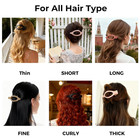 8 Pack Flat Hair Clips For Women - Duckbill Claw Clips With Strong Hold  Matte N