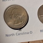 2001-d North Carolina State Quarter 25c Denver Uncertified Ungraded