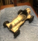 Vintage Roy Cox Thimble Drome Champion Tether Race Car No Engine White  24