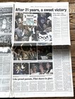 2000 Michigan State Basketball The Detroit News Page-section Only Champions 