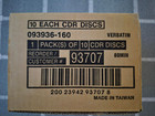 Lot 10 Verbatim 700mb 80 Min Cd-r Disc W  Case 1x-16x Speed Premium Azo Blue Tec
