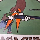 Vintage Ithaca Guns Hunter Porcelain Signs - Hammerless Every Gun Warranted Sign