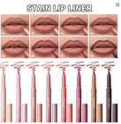 Waterproof Long Lasting Matte Lip Liner Creamy Pigmented Smudge Proof Makeup