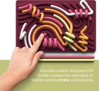 Sensory Activity Board  Silicone Fidget Toy  Used To Relieve Stress And Anxiety