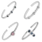 High Polished Sterling Silver Cz Toe Ring For Women By Kezef Creations