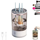 Automatic Electric Makeup Brush Cleaner Usb Plug Portable Eyeshadow Brush Holder