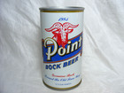 Vintage Steel Beer Can 1984 Point Bock Beer 12oz Pull Tab