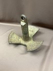 Roloff Mfg Corp Vintage Cast Iron River Boat Anchor R 12 Kaukauna Wisconsin  Usa