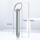 Niiiytyb 2 Pcs Quick Release Pin 316 Stainless Steel 3 8  X 2 4   Silver