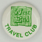 Vintage West End Travel Club Membership Pinback Button