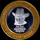  999 Silver 1997 Sam Boyd s California Ten Dollar Casino Token - Lanai The Pinea