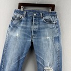 Vintage Levis Jeans Mens Fits 34x32 501 Straight 80s Made In Usa Faded 