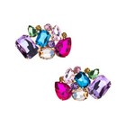 Ruihfas Fashion Crystal Shoe Clips Women s High Heel Rhinestone Shoe Buckles    