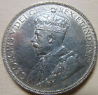 1931 Canada Silver Half Dollar Coin   Nice Grade George V Fifty Cents  rj736b 