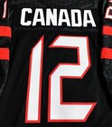 Nwt-men-medium Canada  12 Black 3rd Team Canada Licensed Iihf Nike Hockey Jersey