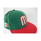 Team Mexico World Baseball Classic Wbc Fitted Hat New Era 59 Fifty Cap  green Red