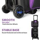Goloni 3 Ball Bowling Bag With Wheels  2 1 Double Roller Bowling Bag With Shoe