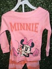 Disney Minnie Mouse Girls    Pink Pajama Set  18 Months