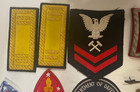 Vintage Military Patch Pin Button Lot