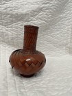 Japanese Bamboo Ikebana Hanakago Flower Vase Basket With Glass Liner Antique