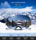 Ski Goggles Snow Snowboard Goggles Anti Fog Uv Protection Mirrored Lens