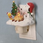 Peanuts Snoopy   Woodstock Christmas Campfire Night Light Flicker Flame 165013