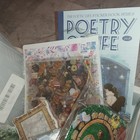 Box Of Embossing Folders And Junk Journal Supplies Sticker And Much More