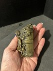 Cast Bronze Cherub Match Safe Vista Case Putti 1900s Antique Csj