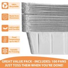 Grease Catcher Liners Set 100 Pack Fits For Blackstone Griddle