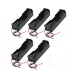 20pcs 18650 Battery Holder Case Plastic Storage Box Series Flat Dc   Wire Leads