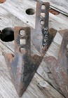             9 Vintage 3 Hole Cultivator Chisel Furrow Plow Spade Farm Tool   