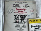 1979 Vintage Sweeney Todd Broadway Vinyl Lansbury Hearn Cariou Autographs As Is