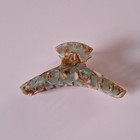 1pcs Hair Clips Marbled Tortoise Pattern Plastic Hair Claw Clips