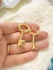 Lot Of 2 Lv Buttons And Zipper Pulls