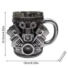 V8  Engines Stainless Steel Cup - Personalized V Stainless Steel Coffee Mug
