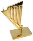 Vintag Jewish Hanukkah Menorah Moveable In Case Judaica Judaism Jerusalem Israel