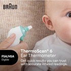 Braun Thermoscan 5 With Exacttemp Ear Thermometer - White
