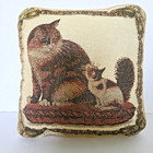 Ragdoll Longhair Cats Tapestry Throw Pillow 10  X 10  Kitten Decorative Small