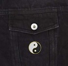 Yin And Yang Symbol Hard Enamel Lapel Pin