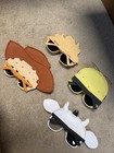 Cartoon Novelty Costume Glasses Lot Of 4 Multicolor Photo Booth Props